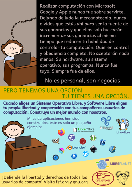 Image for Ilustración: Elige libertad, cooperación y comunidad.